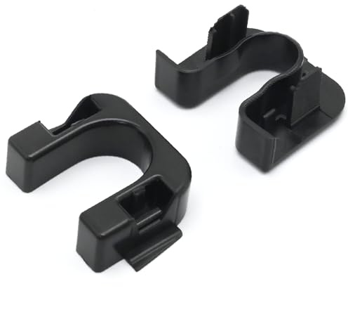 Hoypeyfiy 015532109E Gepäckbefestigungshalterungen, schwarze Hutablage-Clips, Kunststoff Hutablagehalterungen Ersatz für Ford B-Max C-Max MK2 Fiesta MK7 Tourneo Courier Focus MK3 Mondeo