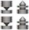 Brollitest Lautsprecher Spikes 4 Stück HiFi Gerätefüße Absorber füße Für subwoofer Plattenspieler Verstärker CD DVD