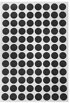 XINGLIDA Billardtisch Marker Billardtisch Schwarz Markierungspunkte Marker Billard Punkt Aufkleber Spots Set Für Billard Übungen