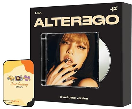 LISA (BLACKPINK) Album - Alter Ego Jewel Case ver.+Pre Order Benefits+BolsVos Exclusive K-POP Giveaways Package