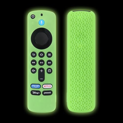 SEIAIYG Hülle Kompatibel mit Amazon Fire TV Stick 4K (2nd Gen)/Fire TV Stick HD, Leichte Waschbar Silikon Schutzhülle, Staubdicht, Fernbedienung Hülle - Grün