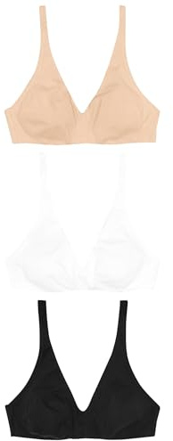 NEXT Damen 3er-Pack ungepolsterte, wattierte, bügellose Still-BHS aus Baumwollgemisch