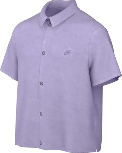 NIKE Club Kurzarmshirt Mit Knöpfen (Herren), Hydrangeas/Hydrangeas, HJ2029-515, 2XL