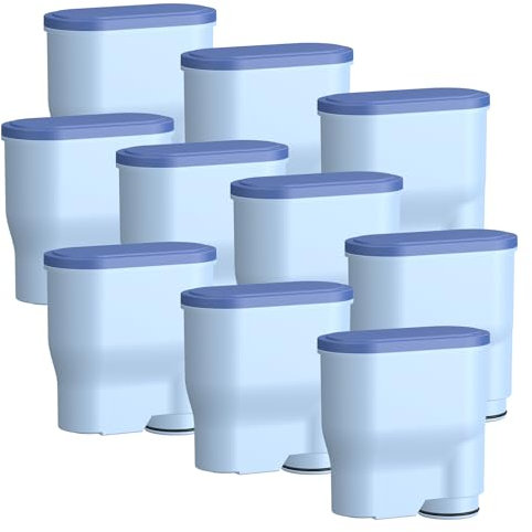 GLACIER FRESH (10 Stück) Wasserfilter für Philips® AquaClean® CA6903/10、CA6903/22,Kompatibel mit Saeco®und Philips® Kaffeevollautomat,aqua clean filter,Kalkfilter,TÜV SÜD Zertifiziert