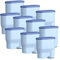 GLACIER FRESH (10 Stück) Wasserfilter für Philips® AquaClean® CA6903/10、CA6903/22,Kompatibel mit Saeco®und Philips® Kaffeevollautomat,aqua clean filter,Kalkfilter,TÜV SÜD Zertifiziert