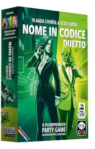 Cranio Creations - Name im Duetto-Code, zweite Ausgabe - Der große Klassiker der Party Game in kooperativer Version - Ausgabe in Italienischer Sprache