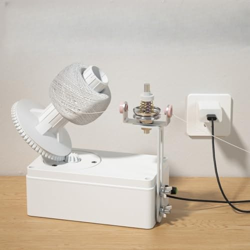 Yarn Winder, USB Powered Electric Wool Winder With Adjustable, Automatic Yarn Ball Winding Machine, Suitable For Knitting Enthusiasts(high- version)