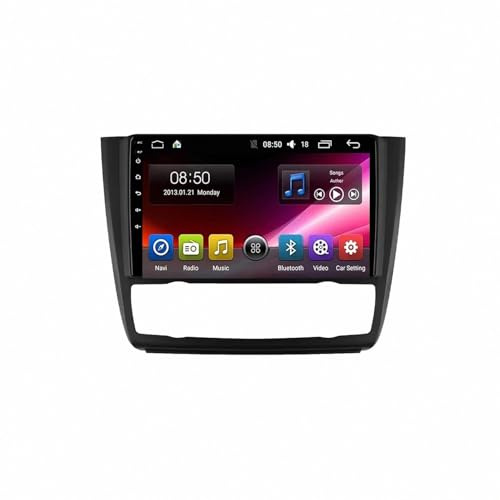 2 Din Android Radio Bluetooth per BMW 1-Series E87 E81 E82 E88 2004-2011 Android 15 9 Inches Auto Bluetooth con Schermo Steering Wheel Controls Per, 4 Core 2G+32G