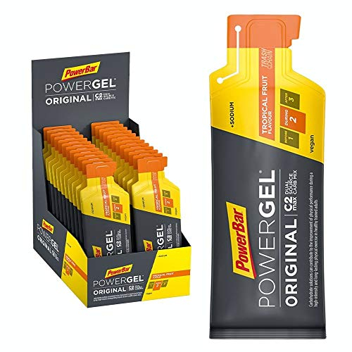 Powerbar - PowerGel Original - Tropical Fruit - 24x41g - High Carb Energie Gel - Natrium - koffeinfrei