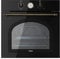 Teka HRB 6300 AT - Horno Multifunción SurroundTemp de 60 cm, Country Style Edition, 9 Funciones de Cocinado, Reloj Analógico con Programador, Color Antracita Brass