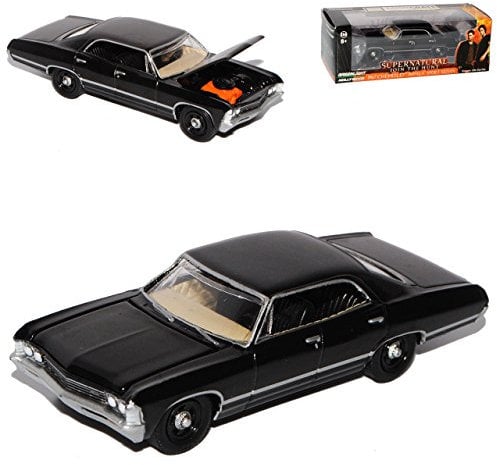 Chevrolet Impala Limousine Schwarz 1967 Supernatural Join The Hunt 1/64 Greenlight Modell Auto