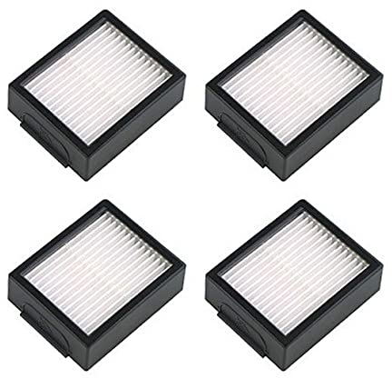 WANGCL 4pcs Filtri Sostituzione per iRobot Roomba e e i Serie E5(5150) E6(6198) i3 (3150) i3+(3550) i6+(6550) i7(7150) i7+(7550) Robot aspirapolvere