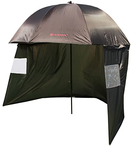 Ultimate Parapluie de pêche Vert avec Panneau latéral 45'' Umbrella with Side Sheet | Parapluie de pêche