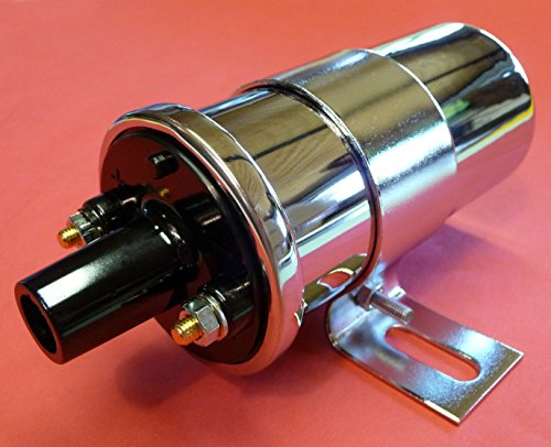 SERIEN Zündspule 12 Volt CHROM für alle Typ 1-Motoren