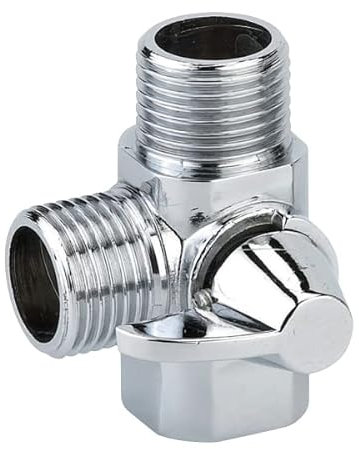 Inverseur laiton chromé spécial combiné de douche