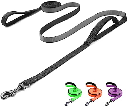 Demigreat Schleppleine für Hunde, 1.5m / 3m / 5m Robuste Lange Hundeleine Trainingsleine mit Gepolsterter Griff und handschlaufe, Ausbildungsleine für Kleine bis Große Hunde