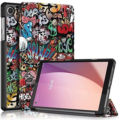 AYXYYDS Case Cover Compatible with Lenovo Tab M8 4th Gen (8 Inch) TB-300FU, with Stand Function PU Leather Protective Cover for Lenovo Tab M8