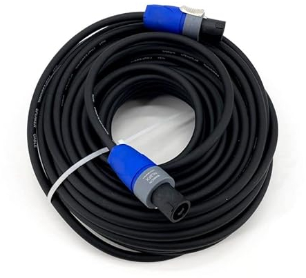 Lautsprecherkabel 20 Meter 2x 2,5mm² Neutrik NL2FX 20m Speakon-Stecker SPK PA Speaker Twist Professional Audiokabel Boxenkabel