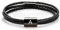 RIOSO Initials Bracelets for Men Personalized Letter Leather Bracelet Braid Rope Leather Bracelet Customized Gift