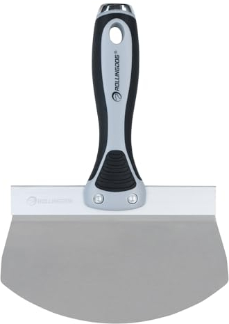 ROLLINGDOG Bucket Scoop - 6.5 inch Bucket Trowel for Drywall,Plaster,Stainless Steel Plaster Scoop,Idea for Clean Paint,Mortar,Putty,Plaster