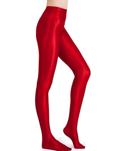 HTRUIYATY Collant Femme Collants Incassable Brillants à Effet Mouillé Collants Opaque Grande Taille Pour La Danse Leggings