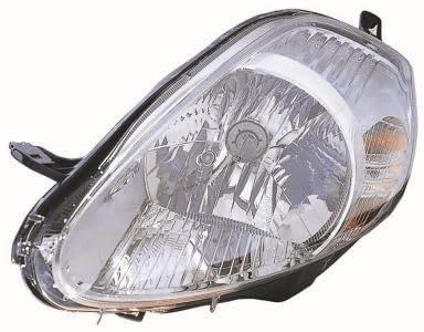DEPO Scheinwerfer H4 mit Stellmotor Kompatibel mit Fiat Grande Punto 199 05-15
