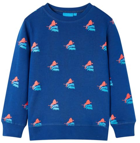 vidaXL Kinder Sweatshirt Langarmshirt Pullover Pulli Kinderpullover Shirt Dunkelblau