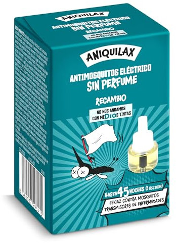 Insecticida eléctrico antimosquitos recambio Aniquilax caja 33 ml