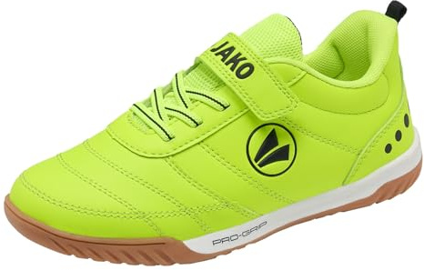 JAKO J-SH Pass EV Hallenturnschuh, neon Yellow/Jet Black, 40 EU