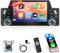 1 Din Podofo CarPlay Autoradio mit drahtlosem CarPlay/Android Auto, 5 Zoll Bluetooth Multimedia Player mit Sprachsteuerung/Mirror Link/FM/TF/USB/AUX/SWC + Fernbedienung+12 LED-Rückfahrkamera