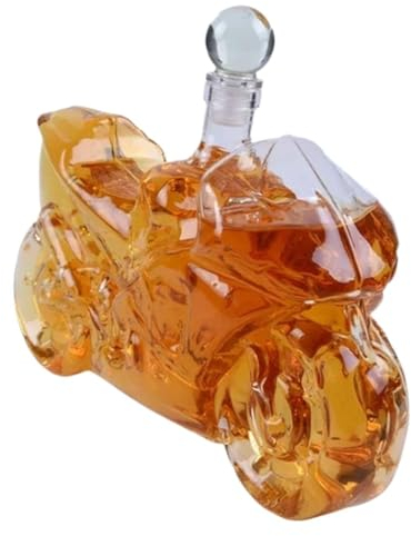 Carafe à Liqueur, Carafe à Whisky for Moto Moto élégante 750Ml - Carafe à Whisky, Scotch à Vin ou Carafe à Liqueur , 24 * 8 * 15 cm