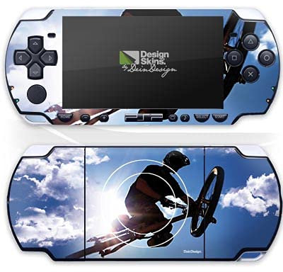 DeinDesign Skin kompatibel mit Sony PSP 1000 Folie Sticker Fahrrad Mountainbike Himmel