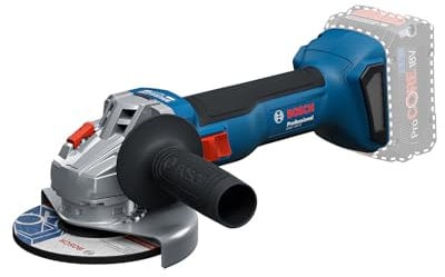 Bosch Professional 18V System Smerigliatrice angolare a batteria GWS 18V-8 diametro disco 115 mm, Diametro del disco 115 mm, Senza batterie/caricabatterie
