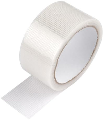 Fliegengitter Reparatur Klebeband 5cm x 500cm Selbstklebend Weiß - Insektenschutz Reparaturset für Fenster, Türen, Fliegengitter Löcher, Starker Kleber, Wasserdicht, Haltbar