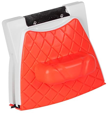 Lave Vitre Magnétique (3-8 mm), Essuie Glace Double Face, Kit de Nettoyage de Vitres Professionnelle pour Fenêtres, Voiture (Rouge)