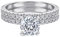 Jmwedia 925 Sterling Silber Ringe für Damen Stapeln Daumenring Eheringe Frauen Ewigkeit Seil Zirkonia Ring-Damen Trauringe Verlobungsring Promisering Engagement Schmuck Geschenk