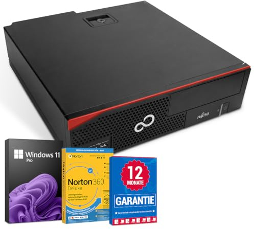 Fujitsu Esprimo D756 PC Computer Intel Core i5-6500@ bis zu 3,6 GHz 16 GB 512 GB SSD mit Windows 11 & GRATIS Bluetooth, WLAN & Antiviren-Software inkl. 12 Monate Garantie (Generalüberholt)