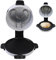 AUNMAS Pizza Oven, Electric Countertop Pizza Maker Non Stick Fast Heating Baking Machine for Quesadillas Omelettes (UK Plug)