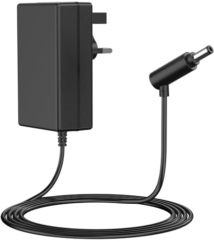 26.1V Charger for Dyson V6 V7 V8, 1.8M/5.9FT Power Cable Charger Cord UK for Dyson SV03 SV04 SV05 SV06 SV07 SV09 Vacuum Dyson DC58 DC59 DC60 DC61 DC62 Absolute Vacuum Battery Charging Cord