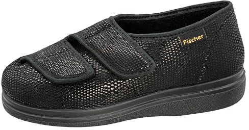 Fischer Ortho, Unisex Niedrige Hausschuhe, Schwarz (schwarz 222), 41 EU (7 UK)