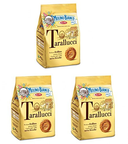 Mulino Bianco: Tarallucci Biscuits Made with Fresh Eggs 350 g - Pack of 3 [Italian Import]