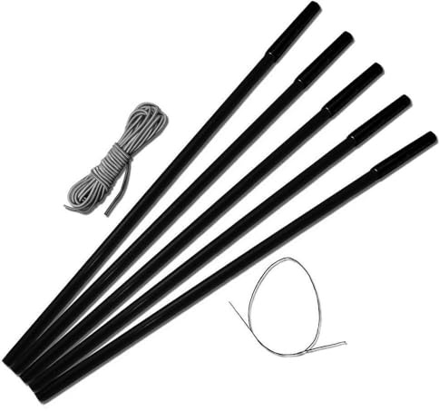 TentSpares - Freedom Trail Sendero 4 Fibreglass Tent Pole Repair Kit, Tent Pole Replacement, Tent Poles, Camping Essentials