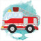 Farbklecks-Collection - Schutzfolie passend für Toniebox – Feuerwehr