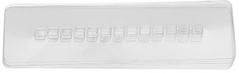 10pcs Haarverlängerung PVC Hitzeschutzschilde Schablone zum Anbringen