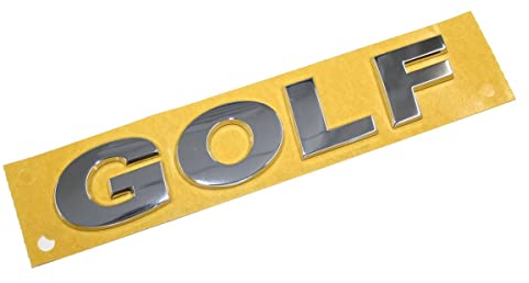 Volkswagen 5G08536872ZZ Emblem Schriftzug Golf Modellbezeichnung Aufkleber chromglanz