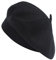 ZLYC Damen Kaschmir Baskenmütze Klassische Französischen Barett Einfarbig Warm Beret (Twist Schwarz),Einheitsgröße