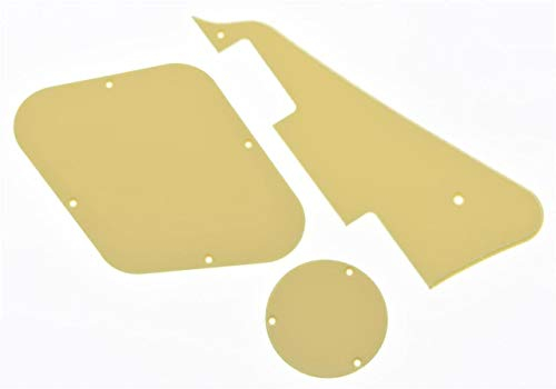 Dopro Schlagbrett und Rückplatte, für Gibson Les Paul Gibson Les Paul, 1-lagig, cremefarben