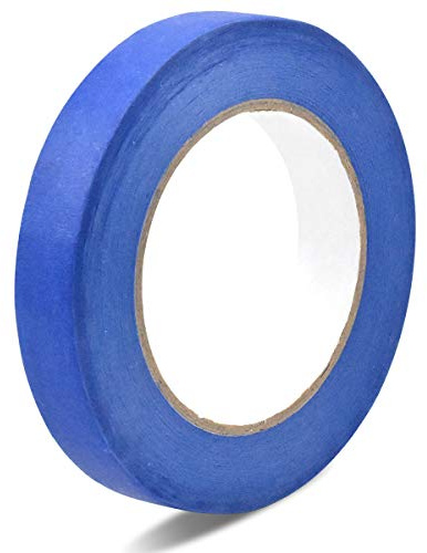 wangjiangda Masking Tape Blue Masking Tape for Painting Premium Masking Tape for Artist Easy Removal Tape middle Adhesive Painters Paper for Decorating Crafts 20mm*50m