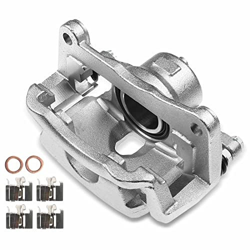 A-Premium Disc Brake Caliper Assembly with Bracket Compatible with Select Mazda Models - 6 2014 2015 2016 2017 2018 2019, L4 2.5L - Front Left Driver Side