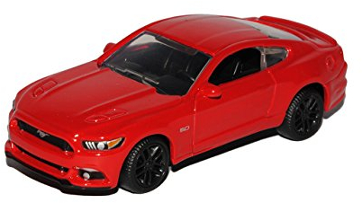 Ford Mustang VI Coupe Rot Ab 2014 1/64 Burago Modell Auto